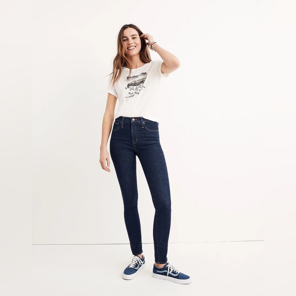 Madewell 10" High-Rise Skinny Jeans - Lucille Wash